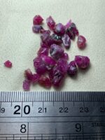 Crimson Craft: 37.90ct Afghan Ruby Rough Lot - Image 8