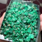 A Giant from the Mountains: 1132-Carat Emerald Rough Lot from Swat (14.75 × 12.30 × 11.70 mm)