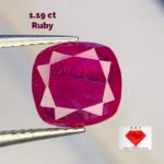 1.19 ct Ruby from Jegdalek Mines, Afghanistan