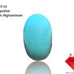 A Striking 22.45 ct Turquoise Gemstone – 27.87 × 11.40 × 8.40 mm