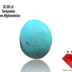 The Elegance of a 31.20 ct Afghan Turquoise