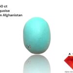 30.50-Carat Afghan Turquoise: A Majestic Gem of Color and Presence