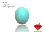 30.47-Carat Afghan Turquoise: A Gem of Grandeur and Character