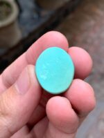 30.47-Carat Afghan Turquoise: A Gem of Grandeur and Character - Image 9