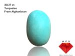 Impressive Afghan Turquoise: 30.37 ct of Natural Brilliance