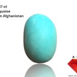 Impressive Afghan Turquoise: 30.37 ct of Natural Brilliance