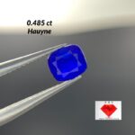 Most Rare 0.485 ct Blue Hauyne from Badakhshan, Afghanistan