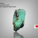 Bold and Brilliant: 22.80 Carat Emerald Crystal from Laghman