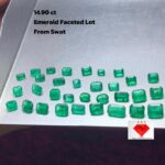 14.90 ct Faceted Emerald Lot from Swat – Natural Green Beryl Gemstones