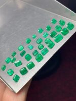 14.90 ct Faceted Emerald Lot from Swat – Natural Green Beryl Gemstones - Image 2