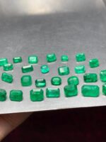 14.90 ct Faceted Emerald Lot from Swat – Natural Green Beryl Gemstones - Image 3