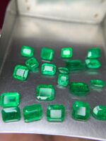 11.60 ct Faceted Emerald Lot: Stunning Panjshir and Swat Mix (7.05 × 5.50 × 2.37 mm) - Image 4