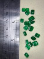 11.60 ct Faceted Emerald Lot: Stunning Panjshir and Swat Mix (7.05 × 5.50 × 2.37 mm) - Image 9