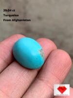 A 29.04-Carat Afghan Turquoise — Bold, Vibrant, and Natural - Image 2