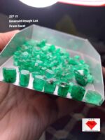 227 ct Swat Emerald Rough Lot – High-Volume Natural Gem Material