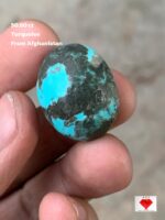 50.60 ct Afghan Turquoise Cabochon – A Bold Natural Gemstone