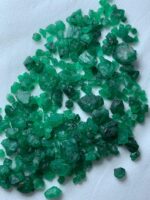 106.15ct Swat Emerald Rough Lot (10x8x6mm): Natural Untreated Green Crystals from Pakistan - Image 2