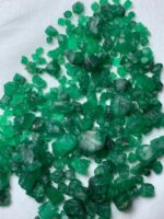 106.15ct Swat Emerald Rough Lot (10x8x6mm): Natural Untreated Green Crystals from Pakistan - Image 5
