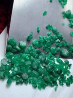 106.15ct Swat Emerald Rough Lot (10x8x6mm): Natural Untreated Green Crystals from Pakistan - Image 6