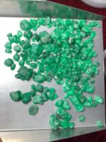 106.15ct Swat Emerald Rough Lot (10x8x6mm): Natural Untreated Green Crystals from Pakistan - Image 10