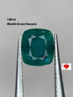 Unveiling the Elegance of a 1.05 Ct Rectangular Cushion Cut Bluish-Green Hauyne