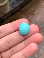 Afghan Turquoise in Focus: A 21.40 ct Gem of Timeless Beauty - Image 3