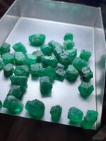 199.65 ct Swat Emerald Rough: Natural Gems With Strong Potential - Image 11