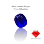 Unveiling the Rare 0.60-Carat Blue Hauyne Gemstone