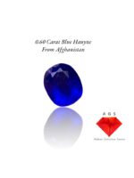 Unveiling the Rare 0.60-Carat Blue Hauyne Gemstone