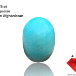 40.75 ct Afghan Turquoise Cabochon Gemstone