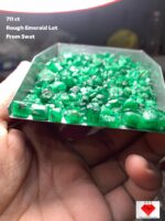 Monumental Swat Emerald – 711 Carat Rough Gem Collection