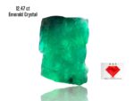 12.47ct Emerald Crystal from Swat: A True Gem of Natural Beauty