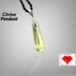 17 ct Citrine Pendant 925 Sterling Silver Handmade Pendant
