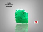 Rare 14.20 ct Swat Emerald Crystal: A Collector’s Gemstone Treasure