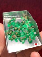 35.36ct Swat Emerald Rough Lot – Natural Beauty in Every Stone