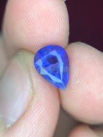 Rare 1.31ct Afghan Hackmanite – Pear Faceted Gem with UV Color Change - Image 2