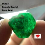 14.95 ct Swat Emerald Crystal – A Majestic Gem from Pakistan