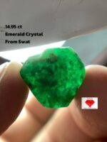 14.95 ct Swat Emerald Crystal – A Majestic Gem from Pakistan