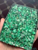 1109ct Swat Emerald Rough Lot – A Closer Look at Nature’s Untouched Treasure - Image 11
