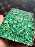 1109ct Swat Emerald Rough Lot – A Closer Look at Nature’s Untouched Treasure - Image 7