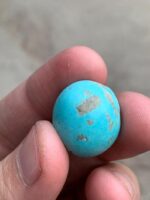 Afghan Turquoise Cabochon: 27.04 ct Sky-Blue Gemstone - Image 2