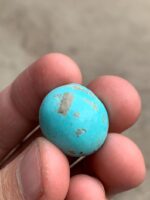 Afghan Turquoise Cabochon: 27.04 ct Sky-Blue Gemstone - Image 4