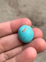 Afghan Turquoise Cabochon: 27.04 ct Sky-Blue Gemstone - Image 5