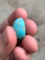 Afghan Turquoise Cabochon: 27.04 ct Sky-Blue Gemstone - Image 6