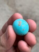 Afghan Turquoise Cabochon: 27.04 ct Sky-Blue Gemstone - Image 11