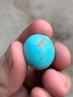 Afghan Turquoise Cabochon: 27.04 ct Sky-Blue Gemstone - Image 12