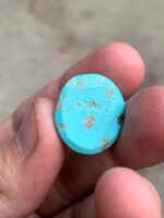 Afghan Turquoise Cabochon: 27.04 ct Sky-Blue Gemstone - Image 9