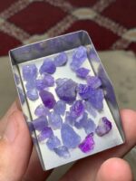 46 Carat Afghan Hackmanite Rough – Rare Color-Change Mineral - Image 13