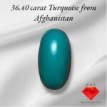 36.40-Carat Natural Turquoise – A Statement of Elegance & Rarity