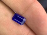 Exquiste 0.845 carat Recatngular Step Cut Blue Hauyne, Rare, Vivid and Collectible Gemstone - Image 5